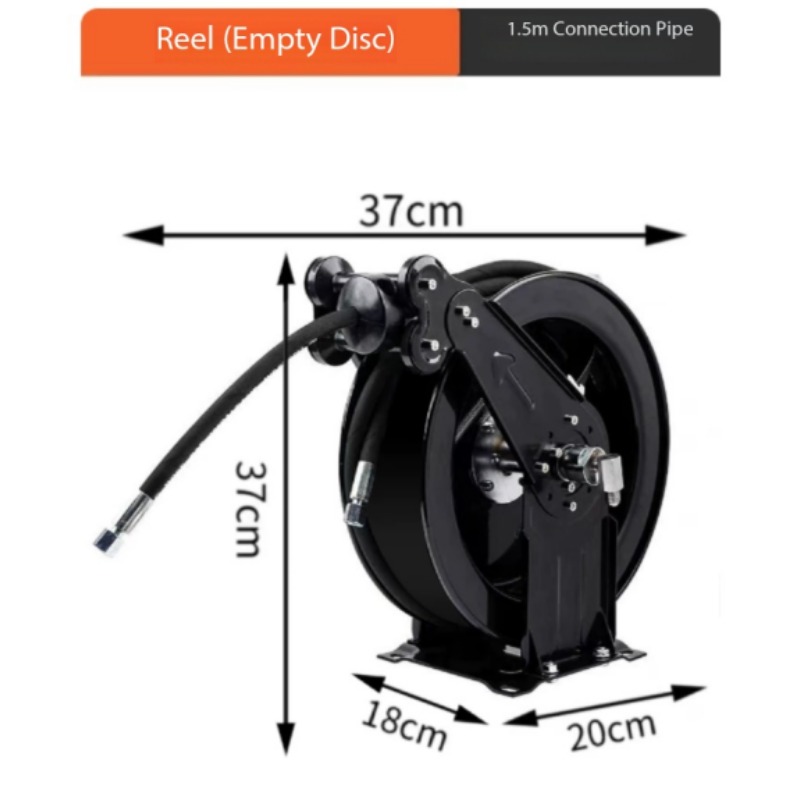 Reel Oil - Empty Hose Reel with 1.5m High