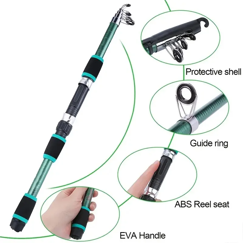 Children's Fishing Rod with Te - Spinning Reel ulasan dan harga