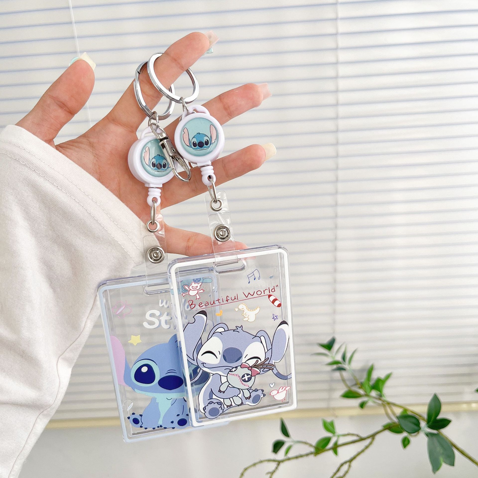 New Stitch Card Holder Keychai - Reel Cover ulasan dan harga