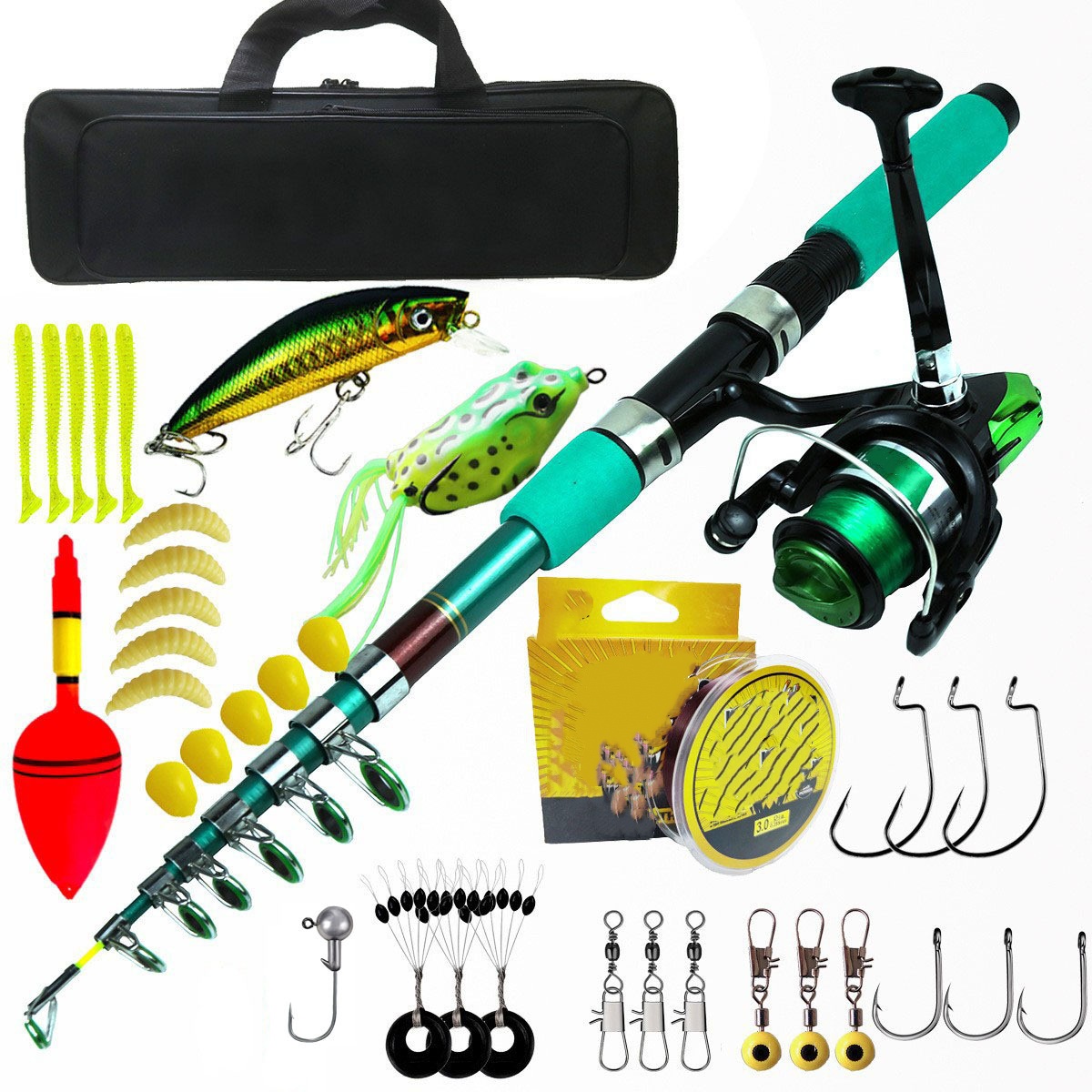 Portable Ultralight Carp Teles - Reel Bag ulasan dan harga